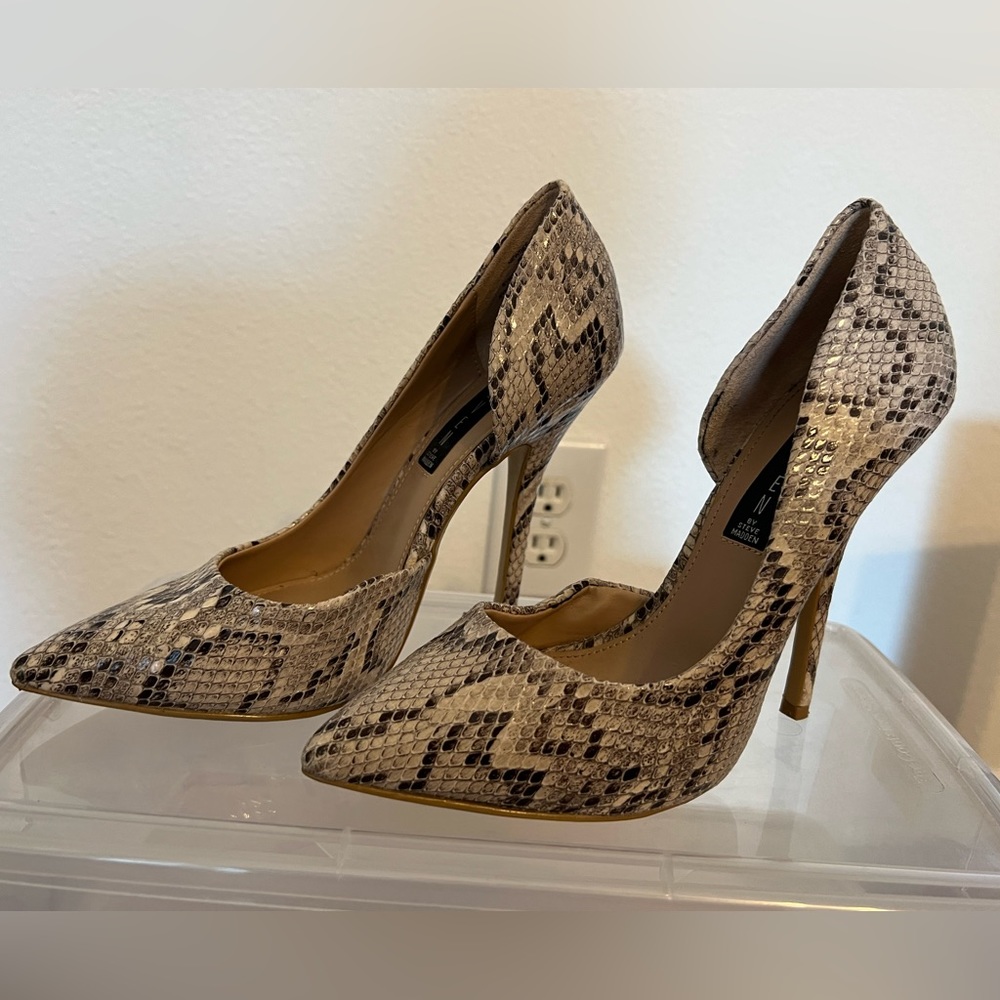 Snakeskin Heels